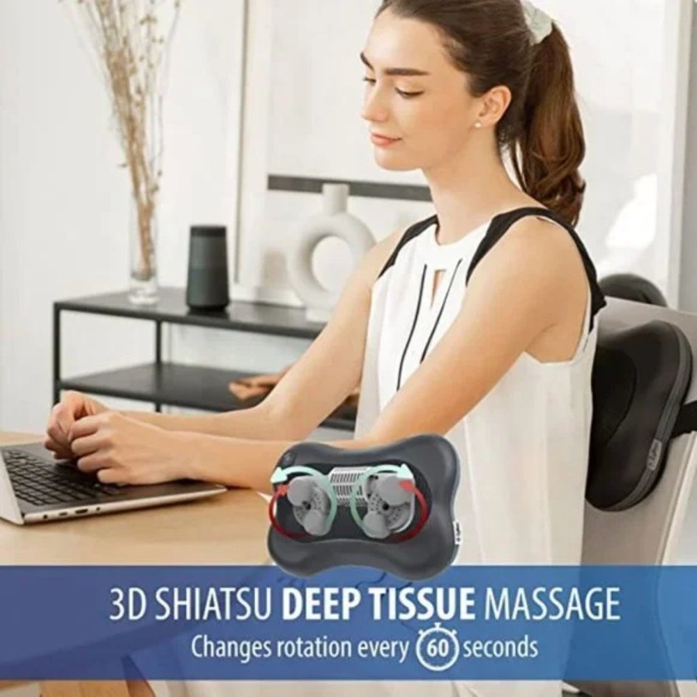 Zyllion Shiatsu Back and Neck Massager With Heat - Picture 8 of 10